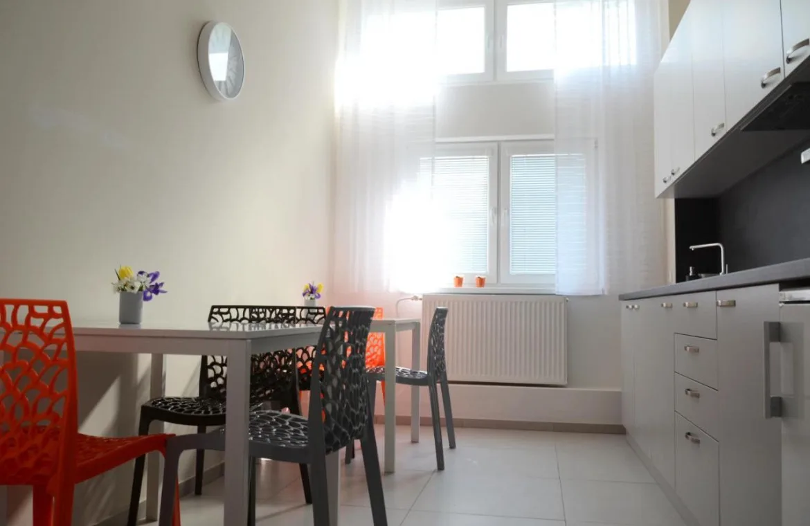 Dining area by the window